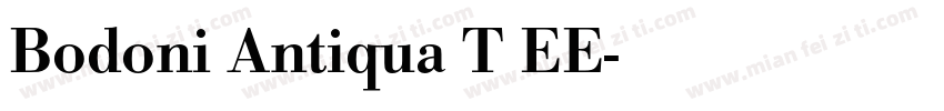 Bodoni Antiqua T EE字体转换